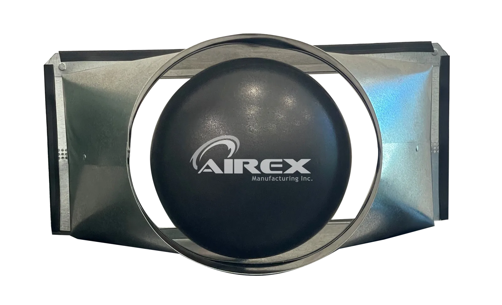 Airex Air Balance System installed in a residential supply duct transition
